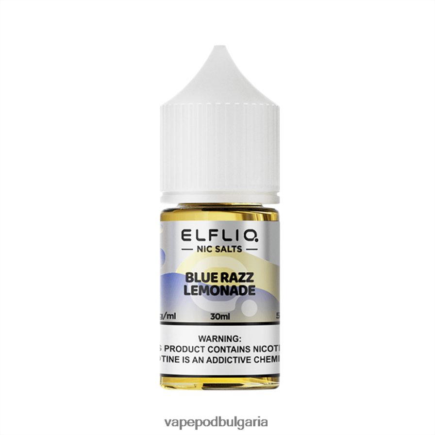 Blue Razz Lemonade 68BX8410 ELFBAR ELFLIQ Nic Salt 30ml