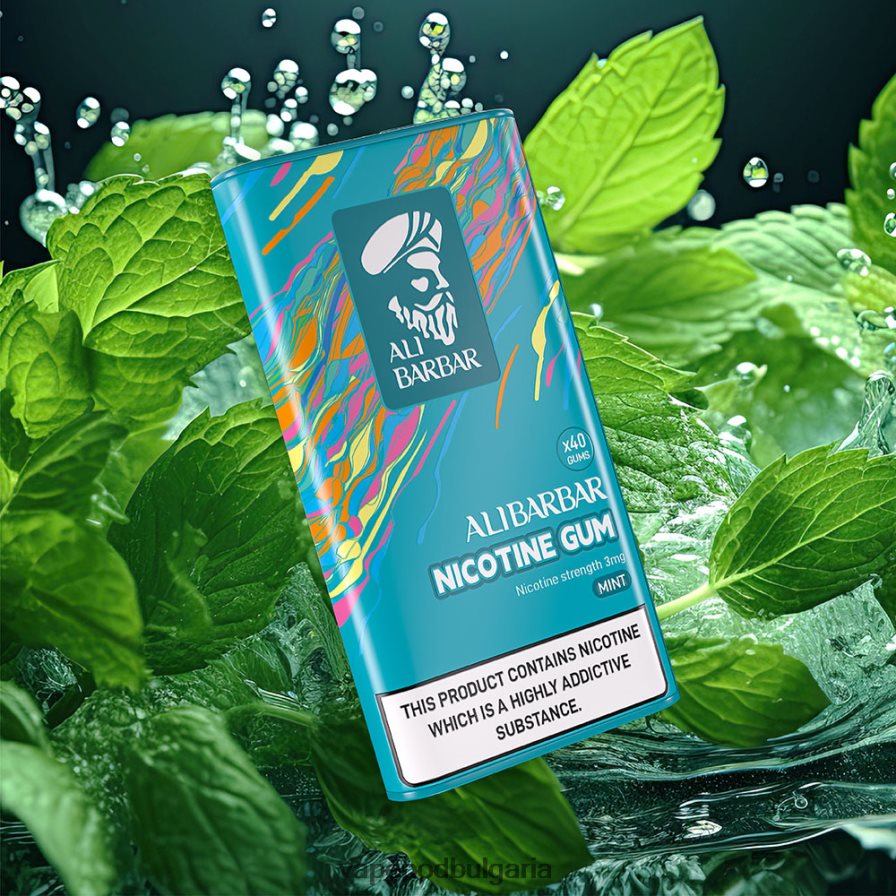 Vape Течности - Alibarbar никотинова дъвка ябълка B608V098
