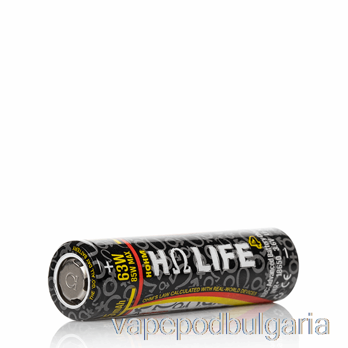 Vape Технически характеристики Hohm Tech Life 4 18650 3015mah 22.1a батерия единична батерия
