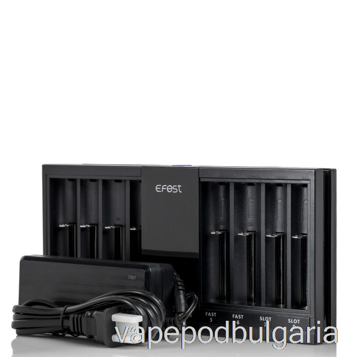 Vape Bulgaria Efest Luc V8 двоен Lcd екран бързо зарядно устройство за батерии