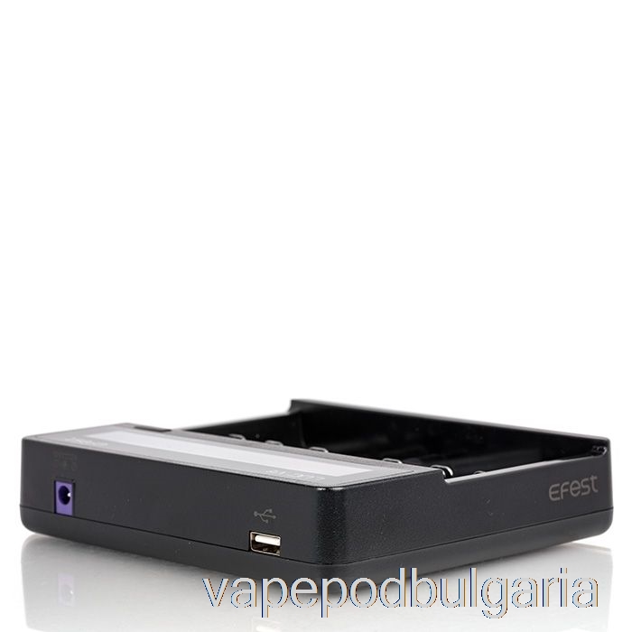 Vape Bulgaria Efest Luc V6 6-bay Lcd универсално зарядно