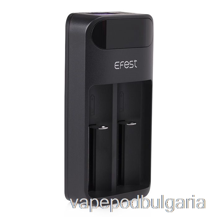 Vape Bulgaria Efest Lush Q2 2-bay Intelligent Led зарядно за батерии