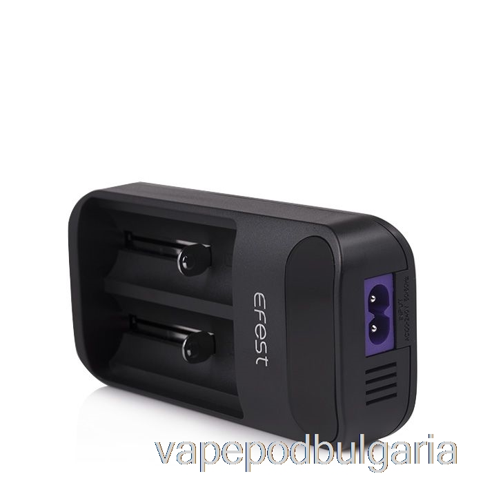 Vape Bulgaria Efest Lush Q2 2-bay Intelligent Led зарядно за батерии