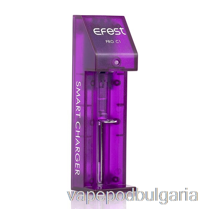 Vape Bulgaria Efest Pro C1 1-bay смарт зарядно за батерия