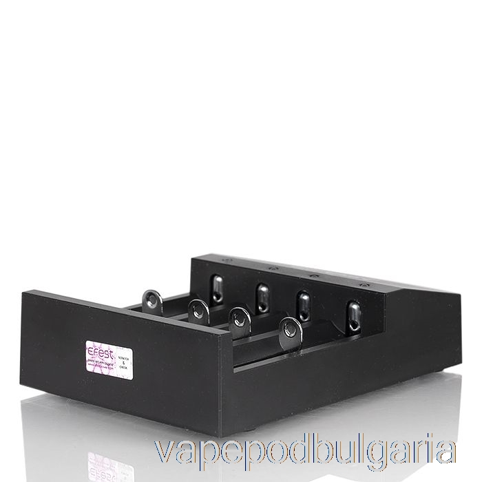 Vape Bulgaria Efest Pro C4 4-bay смарт зарядно за батерия