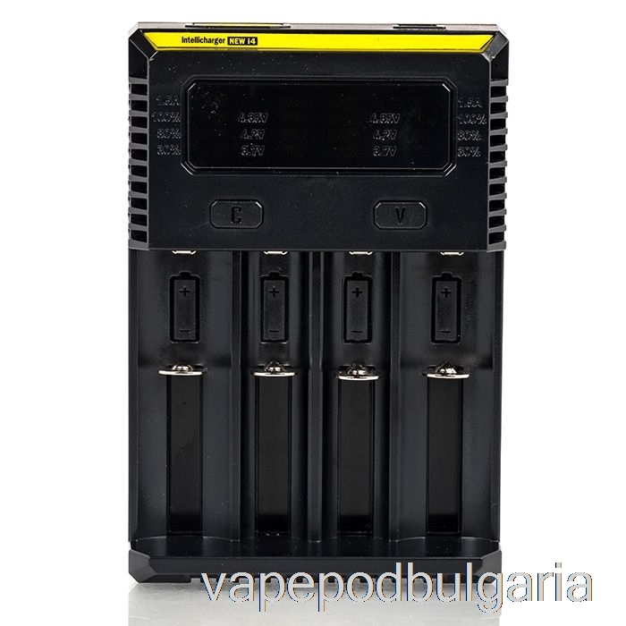 Vape 10000 Дръпки Nitecore I4 Battery Charger V2 (4-bay)