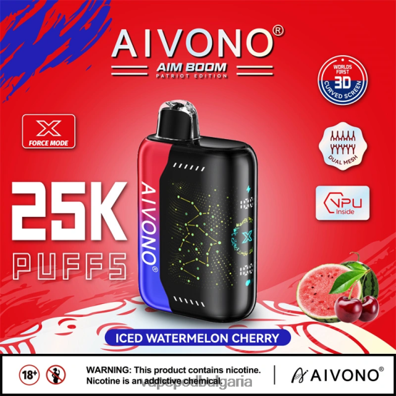 Vape Течности - ледена череша от диня Aivono AIM BOOM 25 000 0V062R347