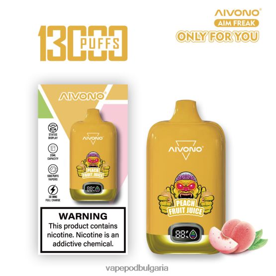Vape Течности - плодов сок от праскова Aivono AIM FREAK 13000 0V062R245
