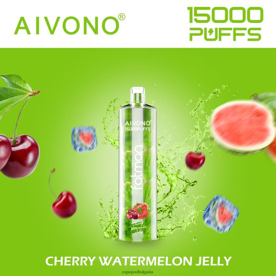 Vape Течности - весело желе от диня Aivono FATMAN 15 000 0V062R20