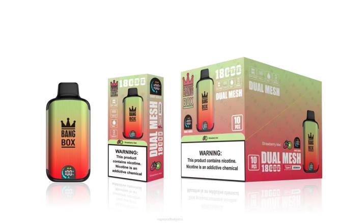 Vape Течности - Bang Box 18000 впръсквания 2TZH92 ягодово киви