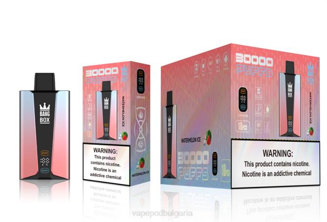 Vape Течности - Bang Box Смарт екран с 30 000 впръсквания 2TZH86 лед от диня