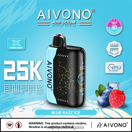 Vape Bg - син раз лед Aivono AIM BOOM 25 000 0V062R345