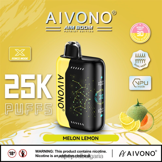 Vape Bg - пъпеш лимон Aivono AIM BOOM 25 000 0V062R348