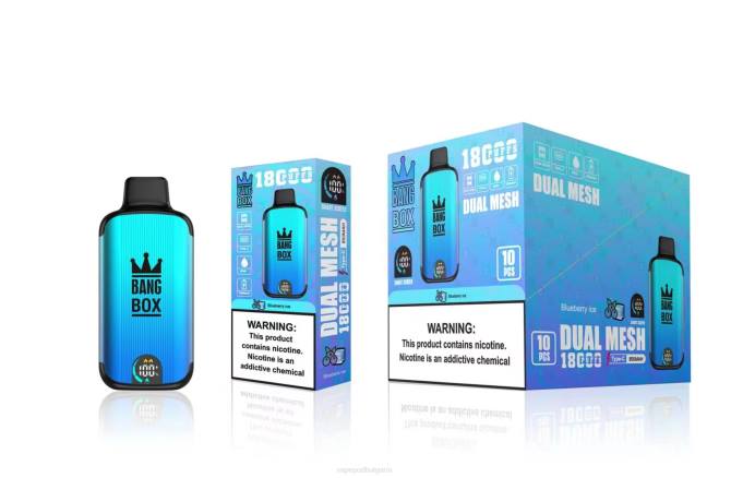 Vape Bg - Bang Box 18000 впръсквания 2TZH90 боровинков лед