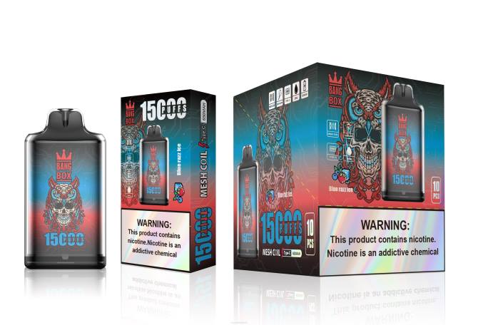 Vape Bg - Bang Box s1-15000 впръсквания 2TZH108 син раз лед