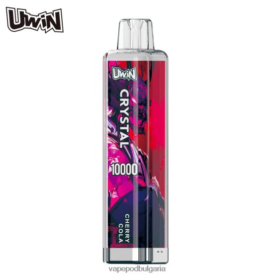 Vape Bg - черешова кола UWIN CRYSTAL 10000 вейпове за еднократна употреба 0V062R378