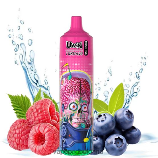Vape Bg - боровинка малина UWIN CRYSTAL 35k вейп за еднократна употреба 0V062R381