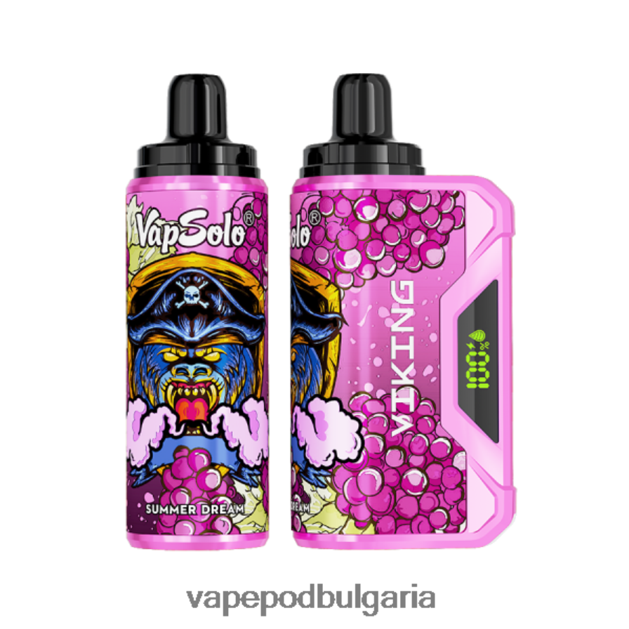 Vape Bg - Vapsolo VIKING вейп за еднократна употреба лятна мечта B608V0159