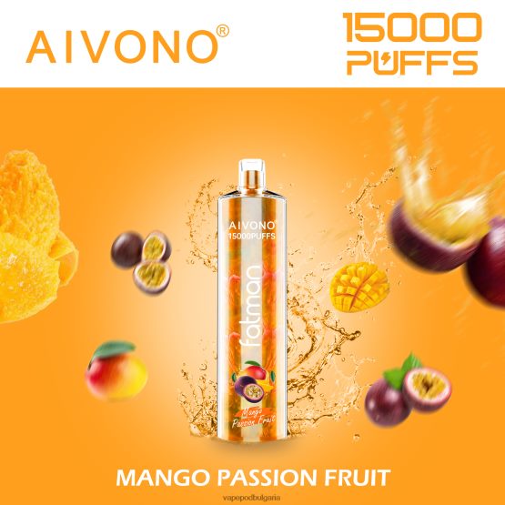 Vape Bulgaria - манго маракуя Aivono FATMAN 15 000 0V062R19