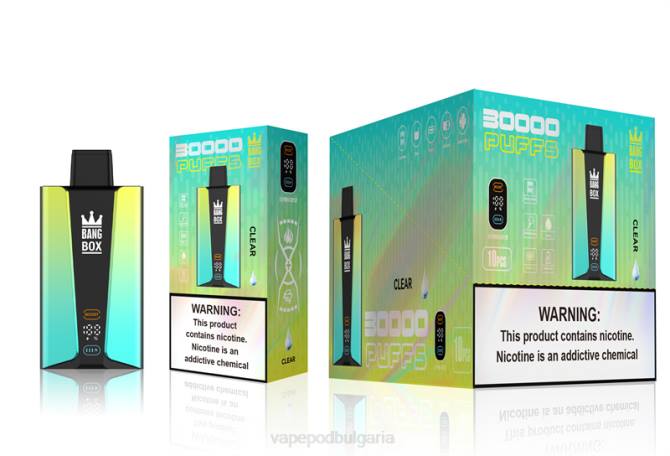 Vape Bulgaria - Bang Box Смарт екран с 30 000 впръсквания 2TZH76 ясно