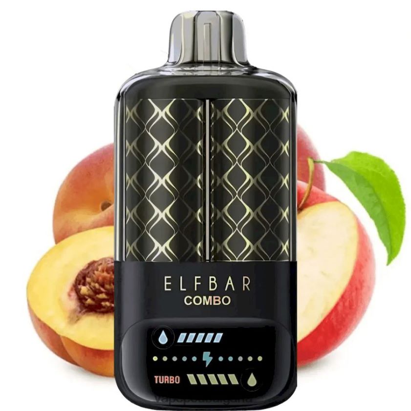 Vape Bulgaria - Elf Bar Combo 25 000 ябълка и сочна праскова 4V448L4