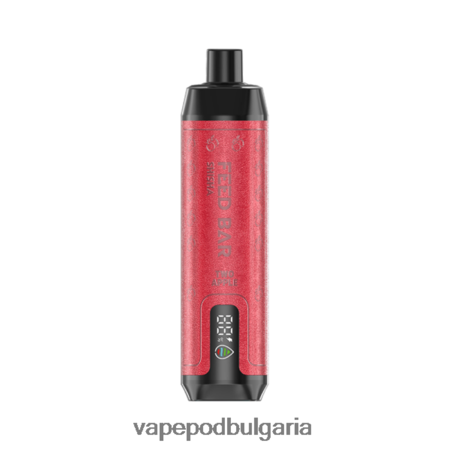 Vape Bulgaria - Vapsolo SHISHA вейп за еднократна употреба две ябълки B608V0124