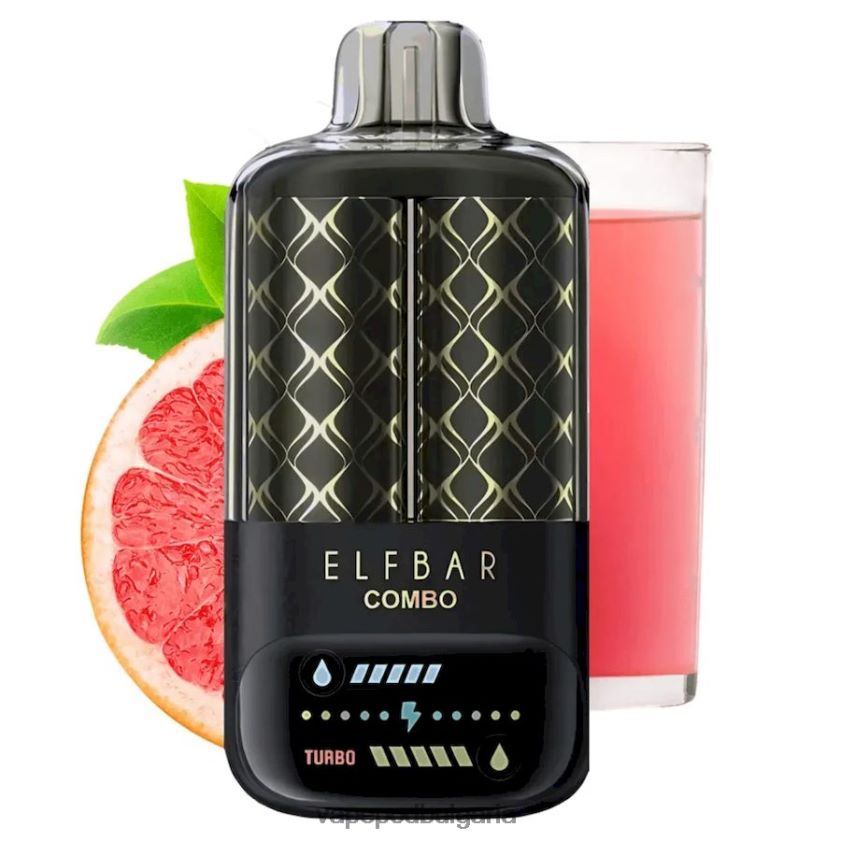 Vape Течности - Elf Bar Combo 25 000 розова лимонада и грейпфрут 4V448L11