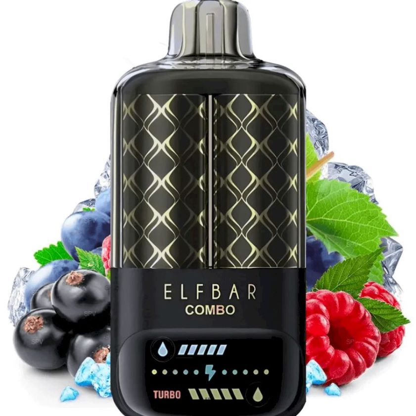 Vape Течности - Elf Bar Combo 25 000 касис, малина и грозде 4V448L8