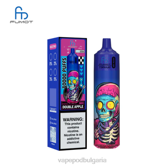 Vape Течности - Fumot Tornado 30k музика двойна ябълка RH24211