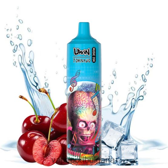 Vape Течности - черешов лед UWIN CRYSTAL 35k вейп за еднократна употреба 0V062R386