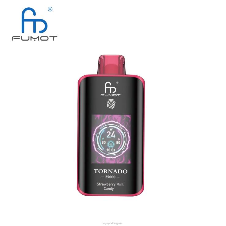Vape Bg - ягодови ментови бонбони Fumot Tornado 25000 вейпове за еднократна употреба F6FBF15