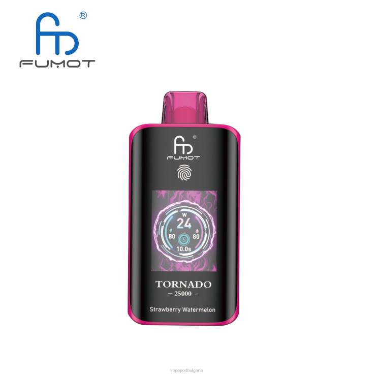 Vape Bulgaria - ягодова диня Fumot Tornado 25000 вейпове за еднократна употреба F6FBF16