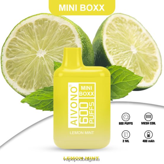 Vape Течности - лимонова мента Aivono AIM MINI BOXX 600 0V062R233