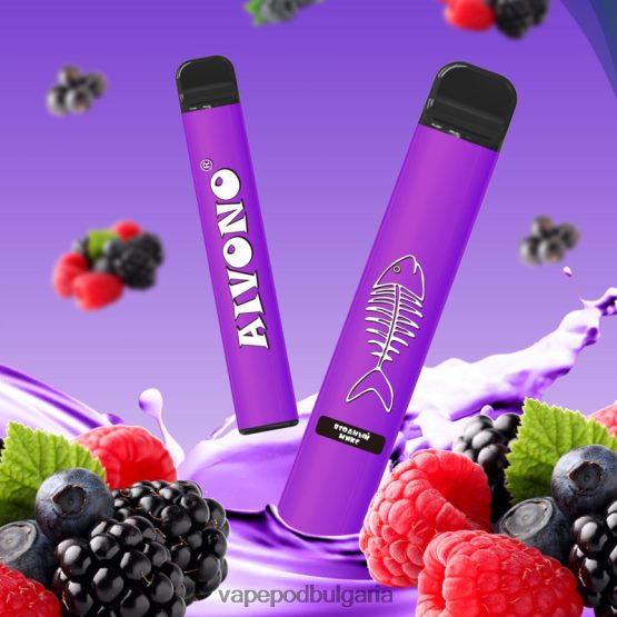 Vape Bg - смесени горски плодове Aivono AIM FISHBONE 600 0V062R285