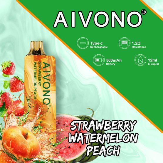 Vape Bg - ягода диня праскова Aivono AIM GUN 7000 0V062R108