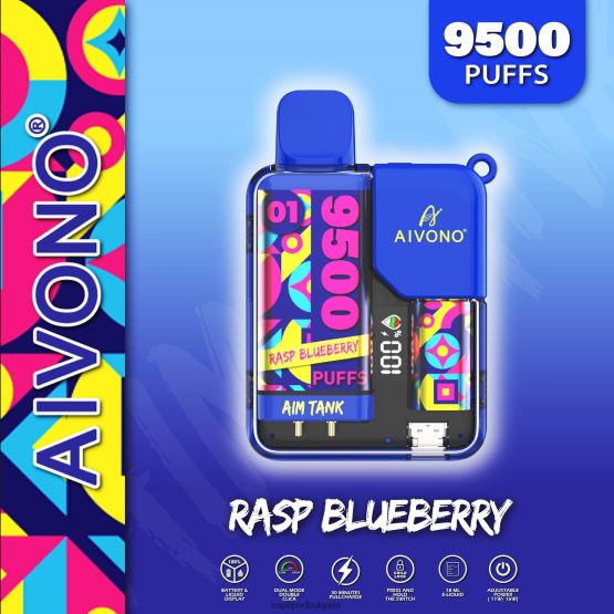 Vape Bg - малина боровинка Aivono AIM TANK 9500 0V062R33