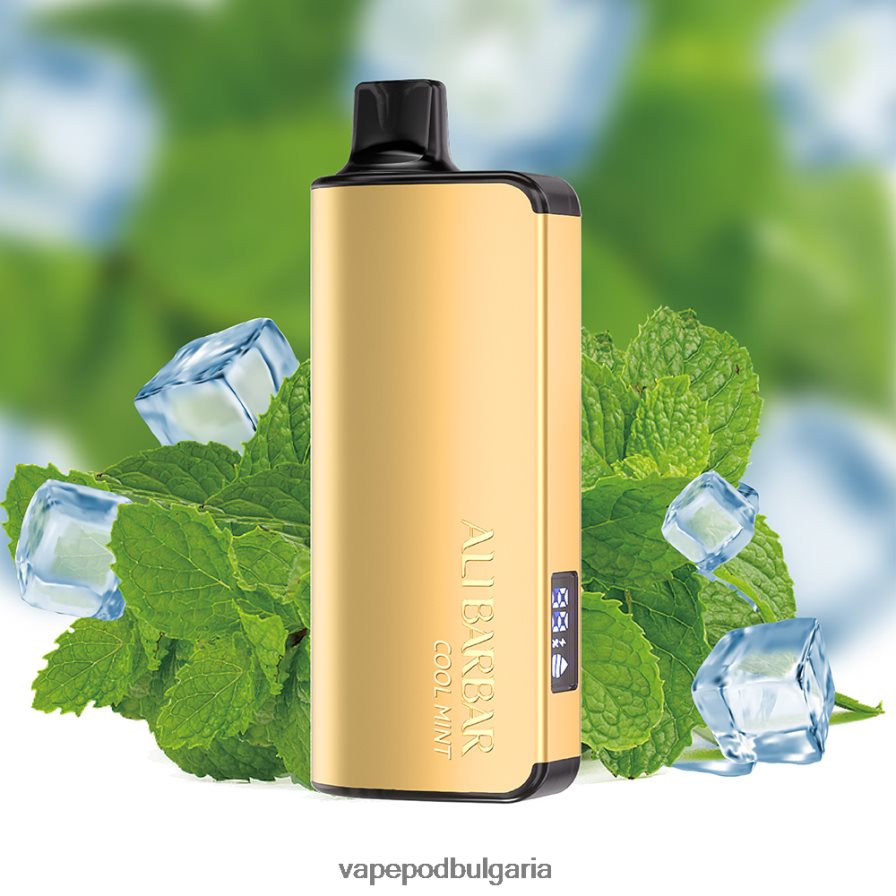 Vape Bg - Alibarbar Ingot 9000 вейп за еднократна употреба хладна мента B608V018