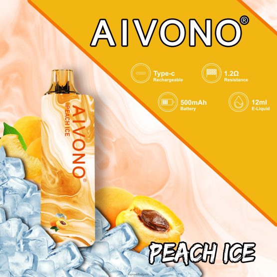 Vape Bulgaria - прасковен лед Aivono AIM GUN 7000 0V062R103