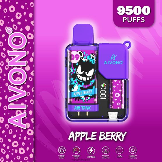 Vape Bulgaria - ябълково зрънце Aivono AIM TANK 9500 0V062R43