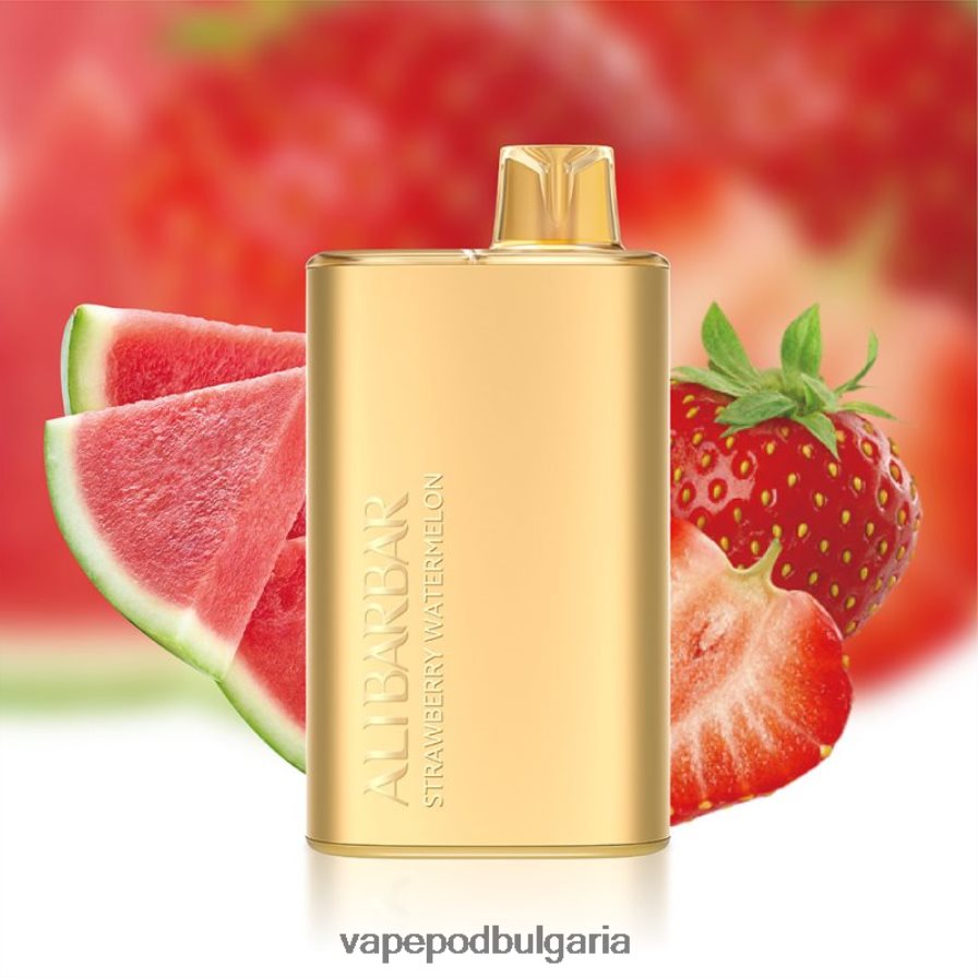 Vape Bulgaria - Alibarbar Rich 8000 вейпове за еднократна употреба ягода диня B608V013