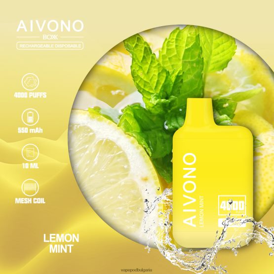 Vape Течности - лимонова мента Aivono AIM BOXX 4000 0V062R230