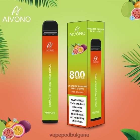 Vape Bg - портокалова маракуя гуава Aivono AIM PLUS 800 0V062R189