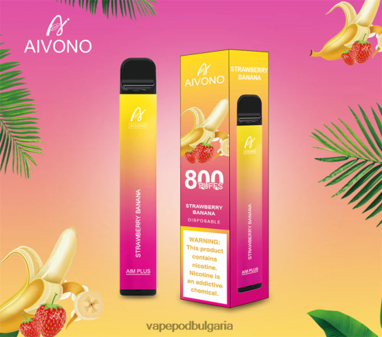 Vape Bg - ягодов банан Aivono AIM PLUS 800 0V062R192