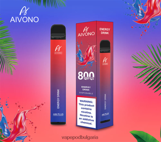 Vape Bg - енергийна напитка Aivono AIM PLUS 800 0V062R201