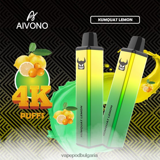 Vape Bulgaria - кумкуат лимон Aivono AIM FREAK 4000 0V062R256