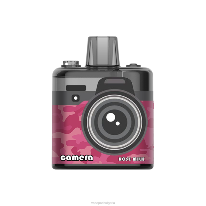 Vape Течности - розово мляко BPRD167 LAVIE Camera 8000 впръсквания