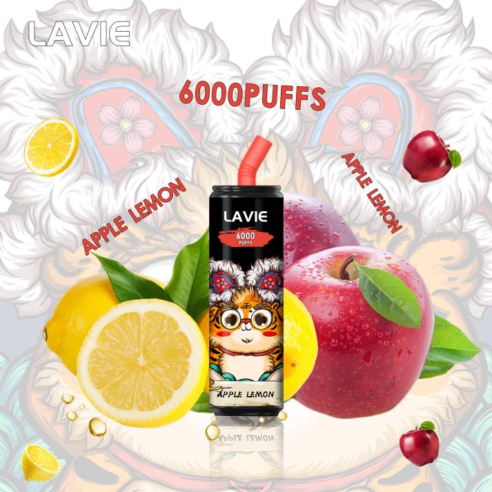 Vape Течности - ябълка лимон BPRD275 LAVIE Coke BAR 6000 впръсквания