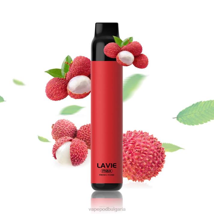 Vape Течности - прясно личи BPRD278 LAVIE BAR 5000 впръсквания - макс