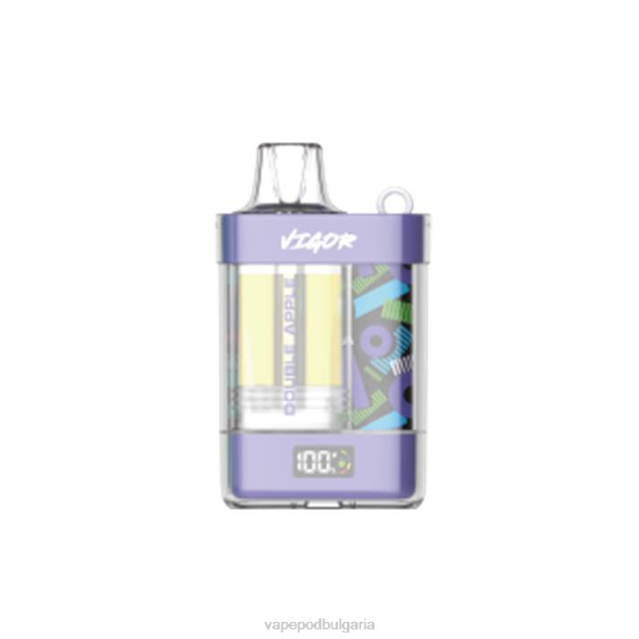 Vape Течности - двойна ябълка BPRD5 LAVIE VIGOR 15000 впръсквания