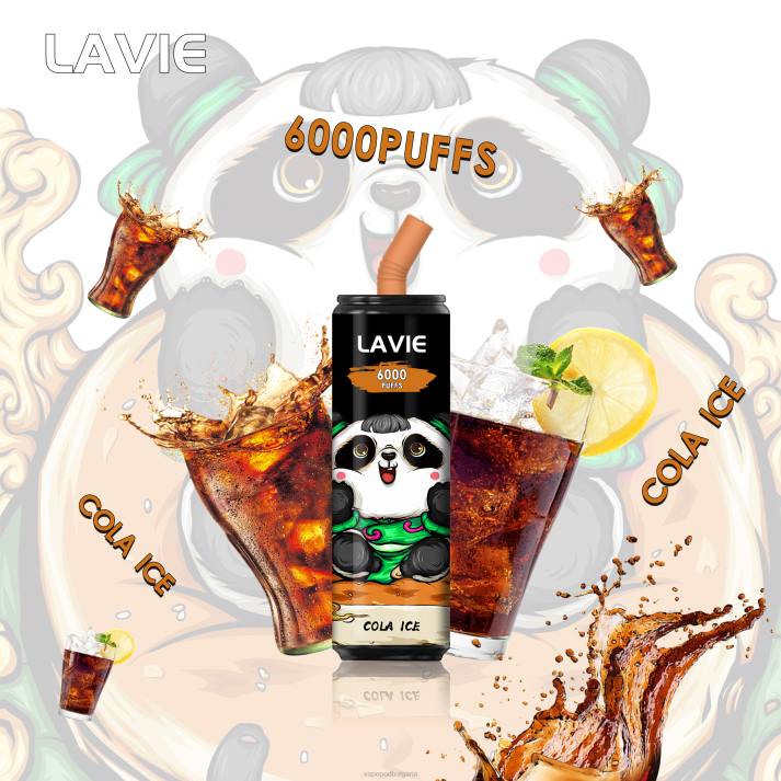 Vape Bg - кола лед BPRD276 LAVIE Coke BAR 6000 впръсквания